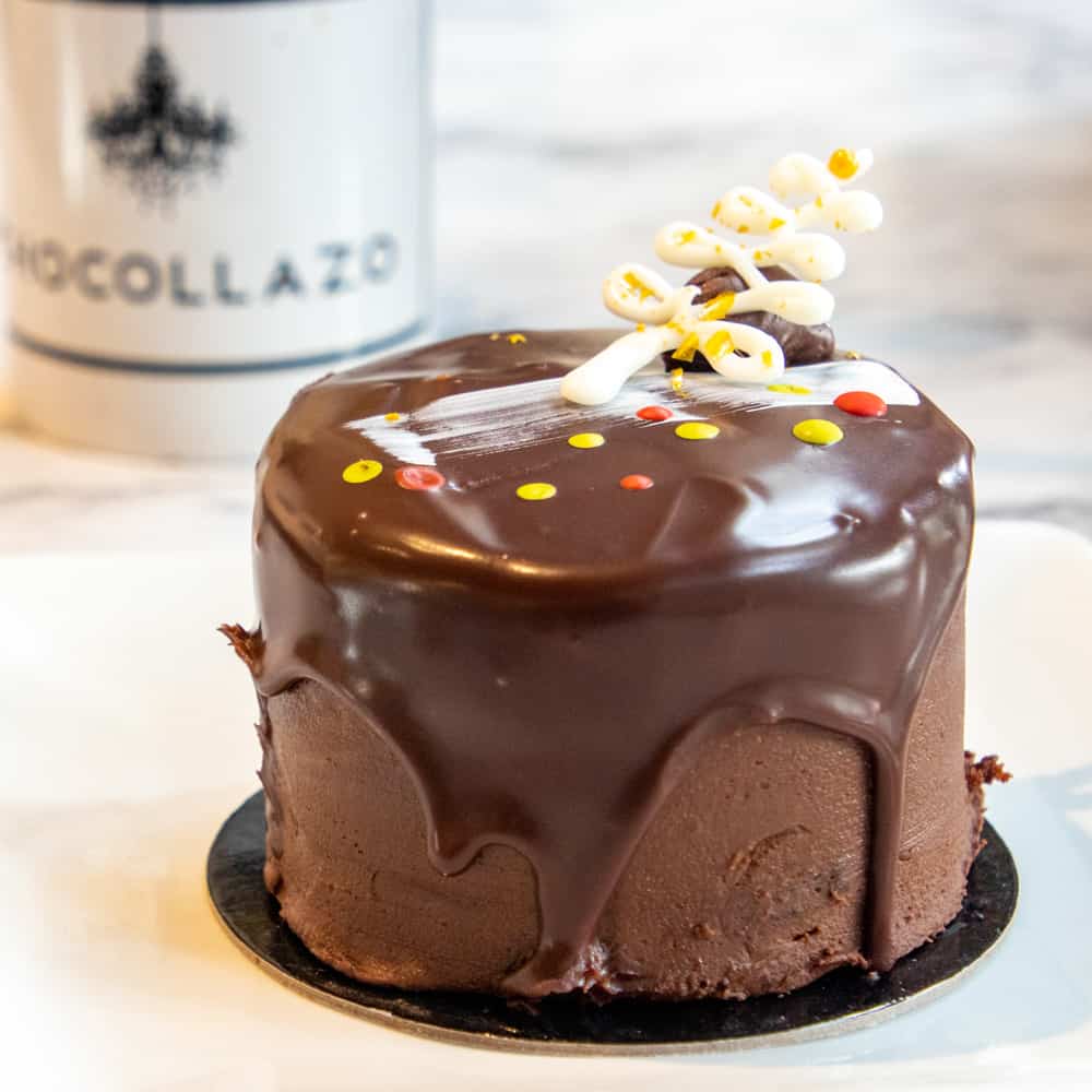 mini chocolate cake from chocollazo