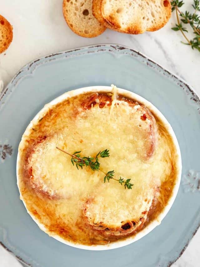 Delicious Cheesy French Onion Soup