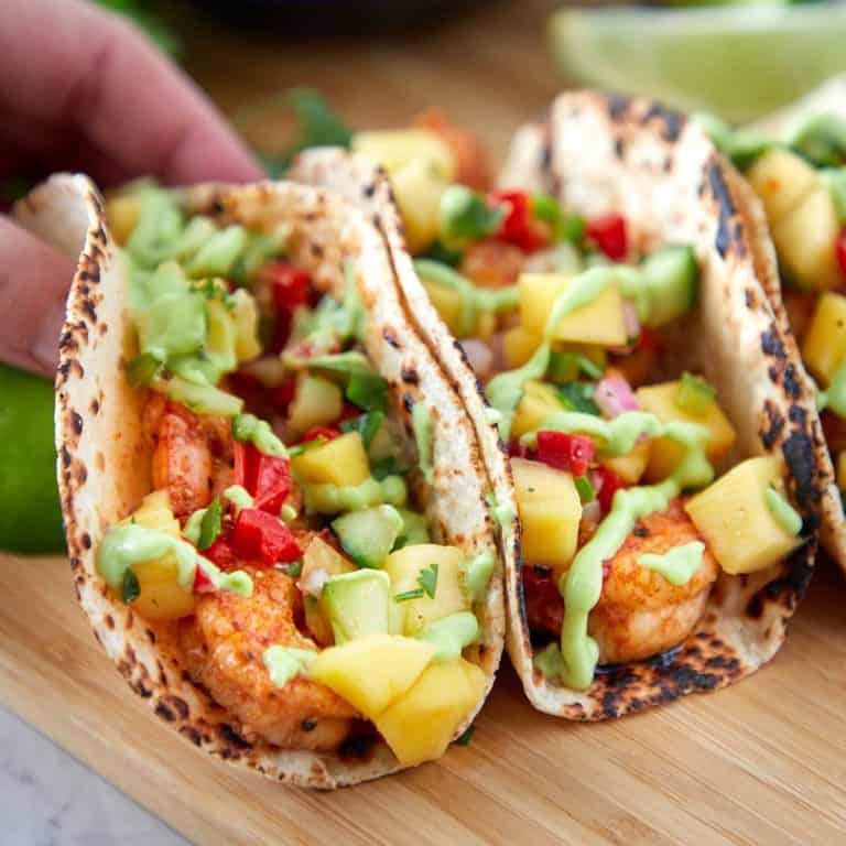 Shrimp Tacos with Mango Salsa | Casual Epicure