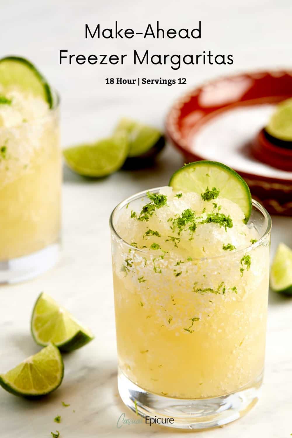 Make-Ahead Freezer Door Margaritas | Casual Epicure