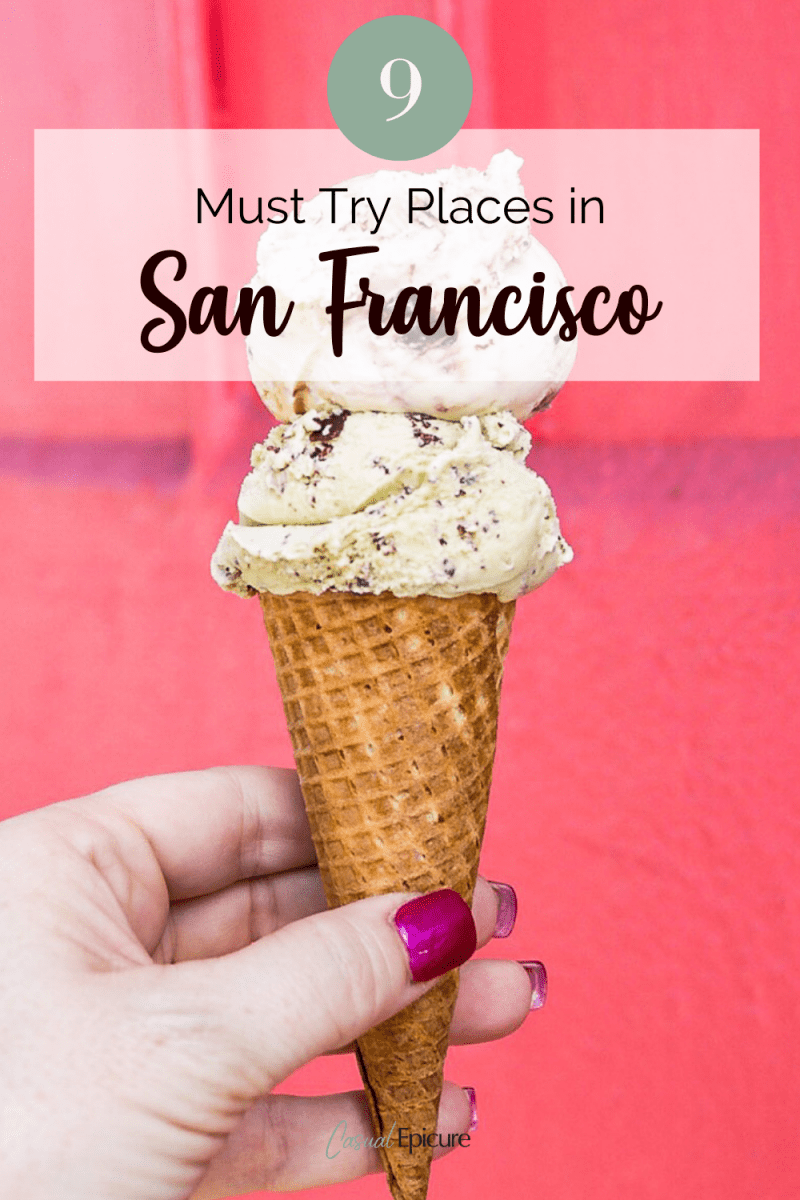 pinterest pin for best restaurants in san francisco. image links to the post