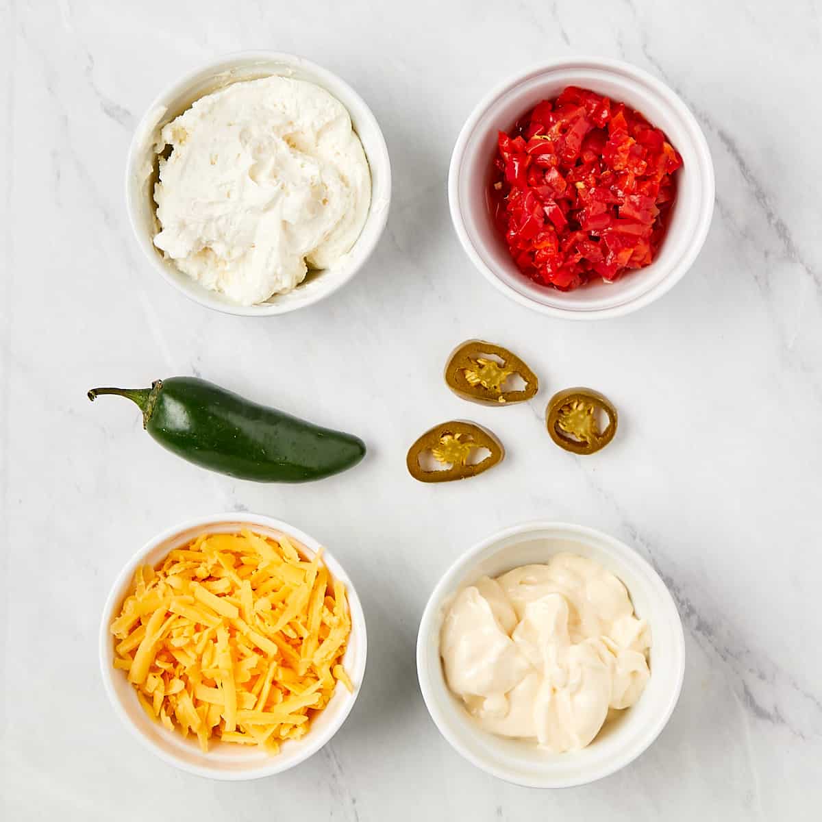 ingredients for jalapeno pimento cheese