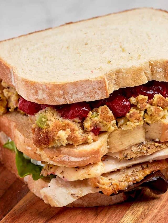 Leftover Thanksgiving Sandwich