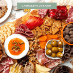 pinterest pin for thanksgiving charcuterie board