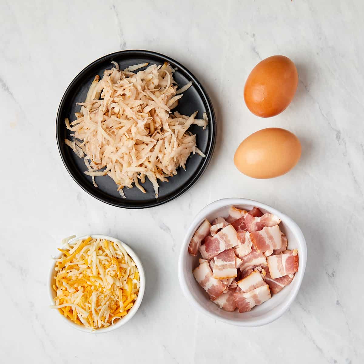 ingredients for hash brown breakfast casserole