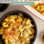 pinterest pin for hatch chile mac and cheese.