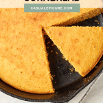 a pinterest pin for old fashioned cornbread.