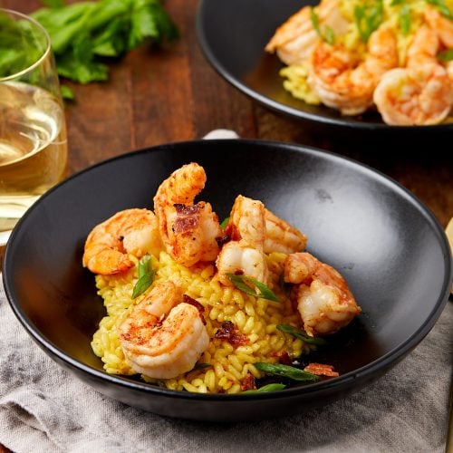 Saffron Shrimp Risotto | Casual Epicure