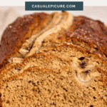 brown butter banana bread pinterest pin.