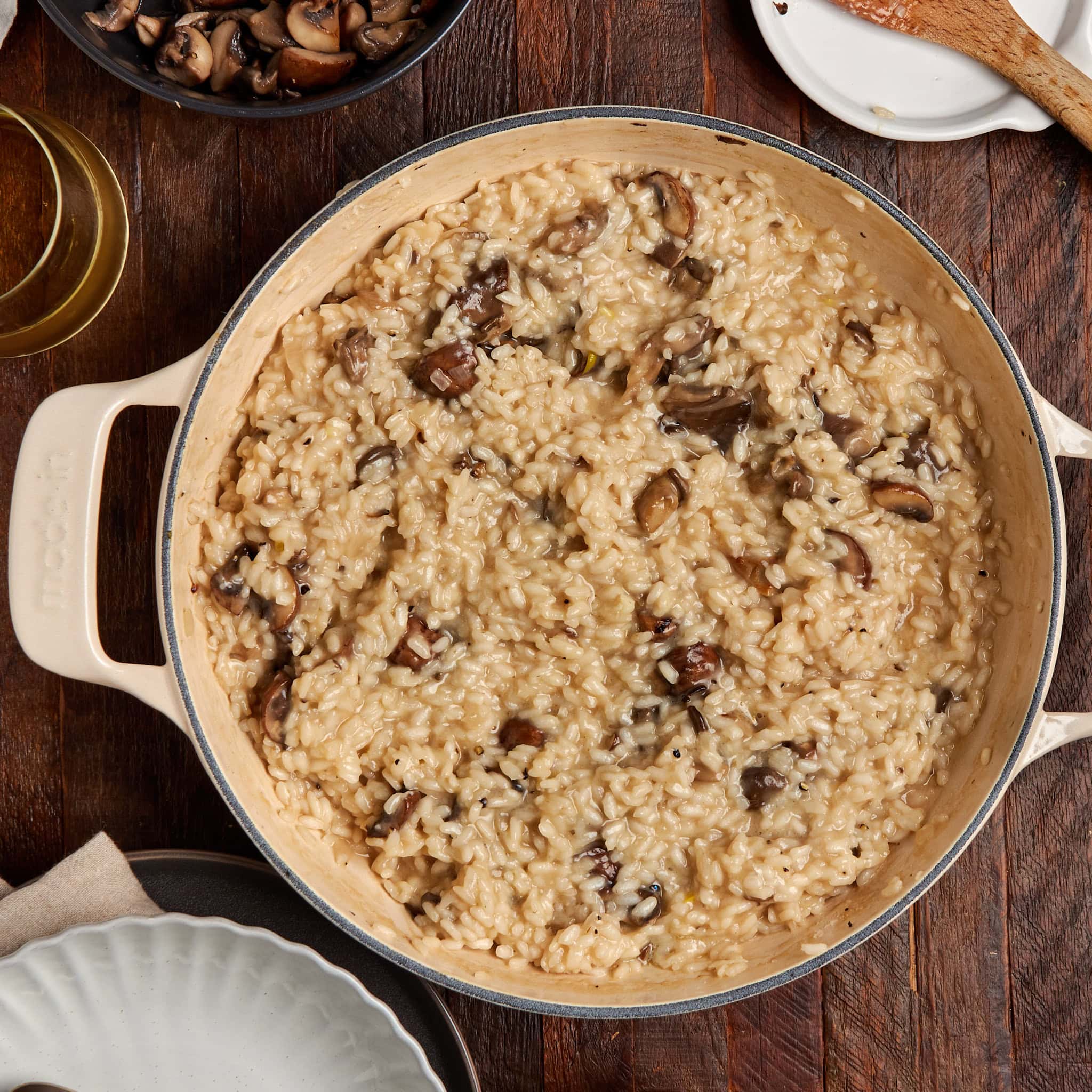 Mushroom Truffle Risotto | Casual Epicure