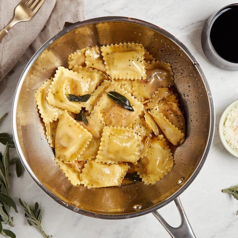 Ravioli with Sage Brown Butter Sauce | Casual Epicure