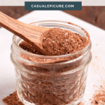 pinterest pin for homemade bbq seasoning.