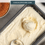pinterst pin for no-churn vanilla ice cream.
